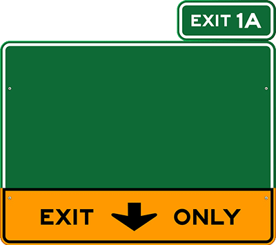 Exiting a Freeway 